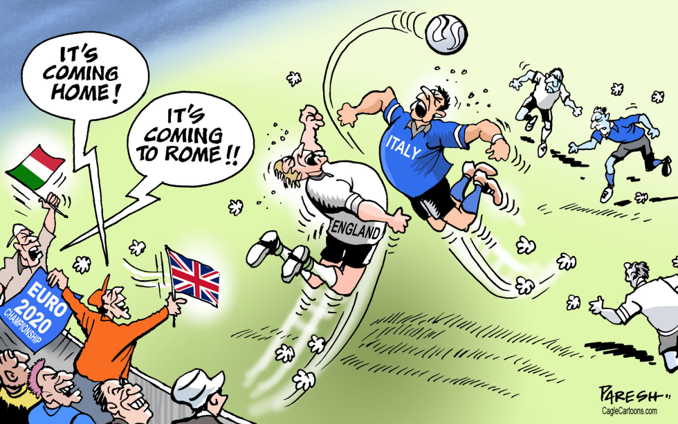 England vs Italy in EURO2020