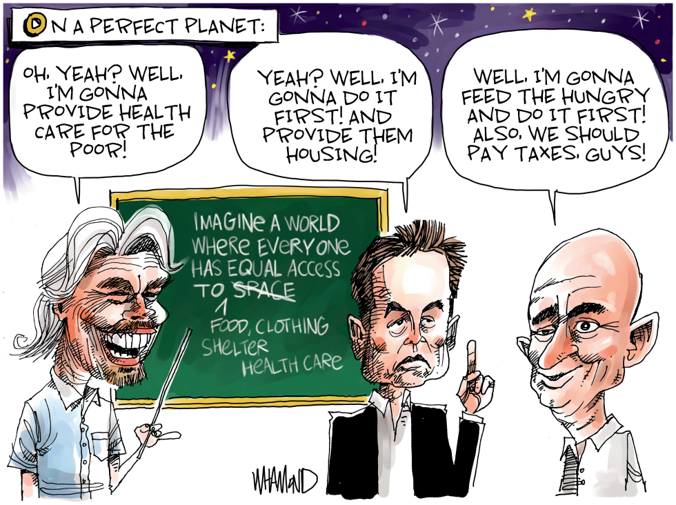 Billionaires space race