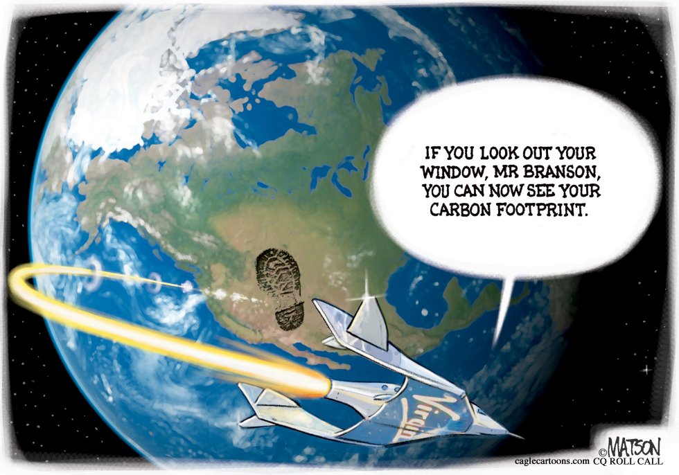 Branson Space Flight Leaves Big Carbon Footprint