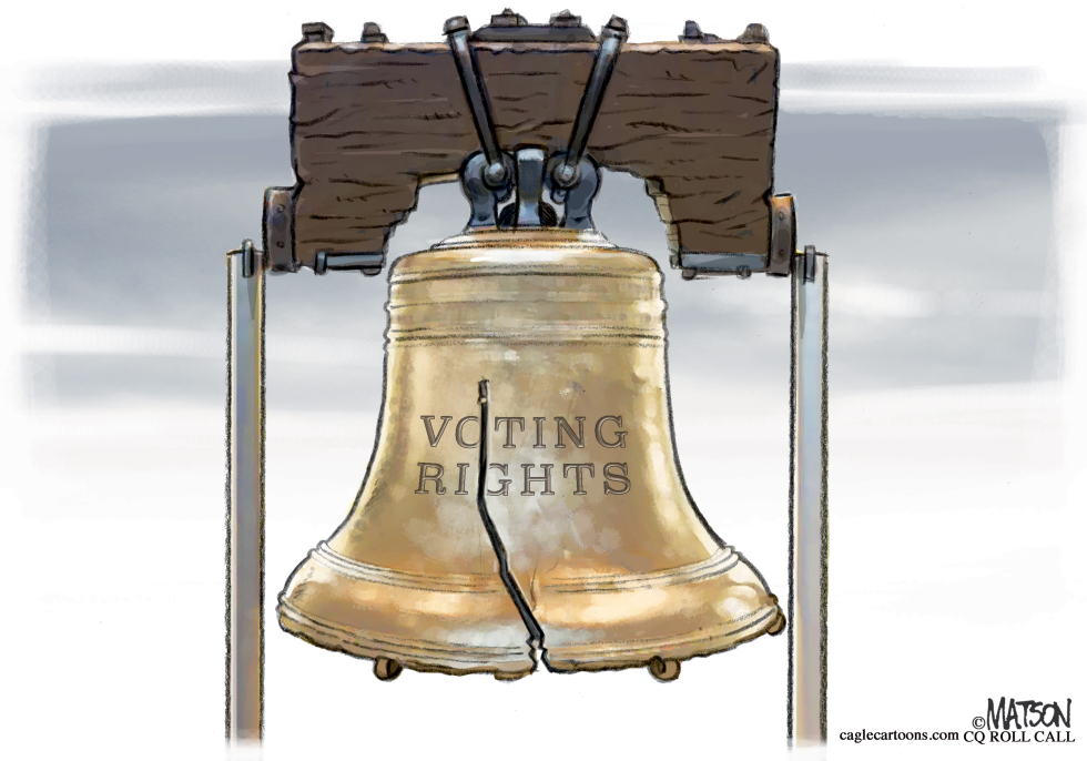 Crack In Voting Rights Liberty Bell