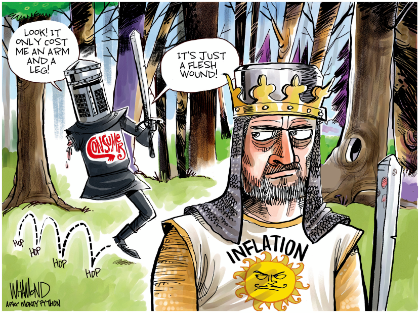 Inflation hits consumers