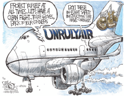 UNRULY PASSENGERS by John Darkow