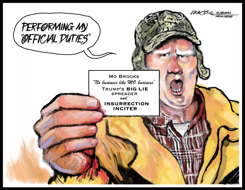MO BROOKS BIZ CARD by J.D. Crowe