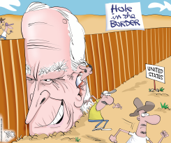 BIDEN'S BORDER HOLE by Gary McCoy