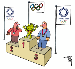 VIRUS WINNING GOLD by Arend van Dam
