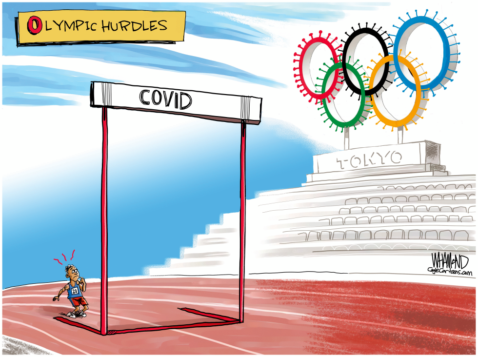 Tokyo Olympic Hurdles