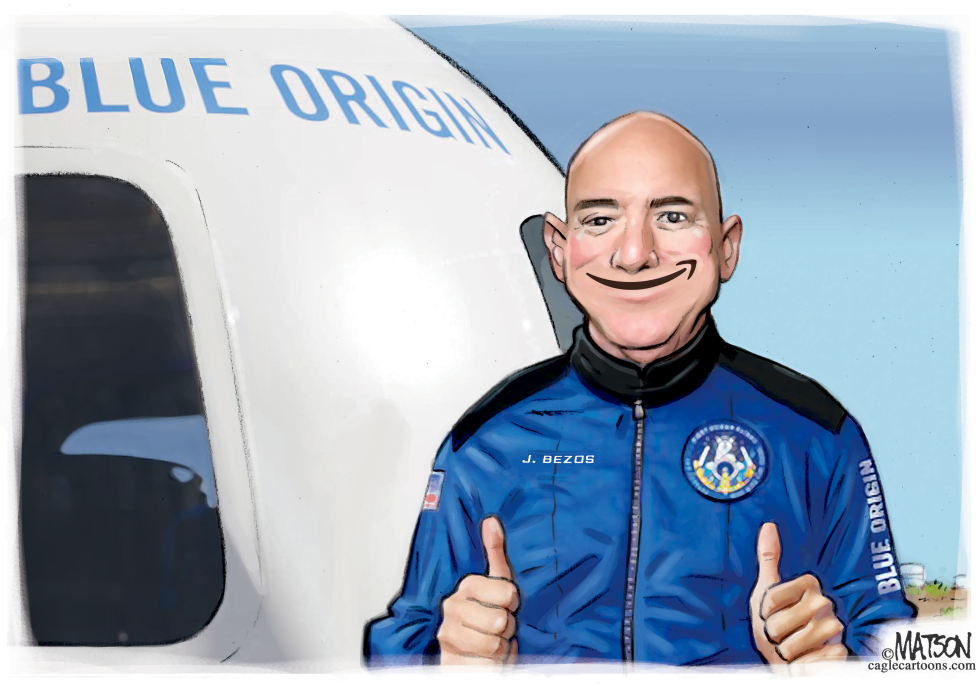 Bezos Blue Origin Amazon Smile