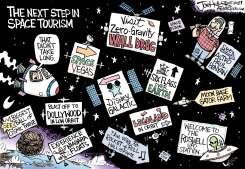 SPACE TOURISM by Joe Heller