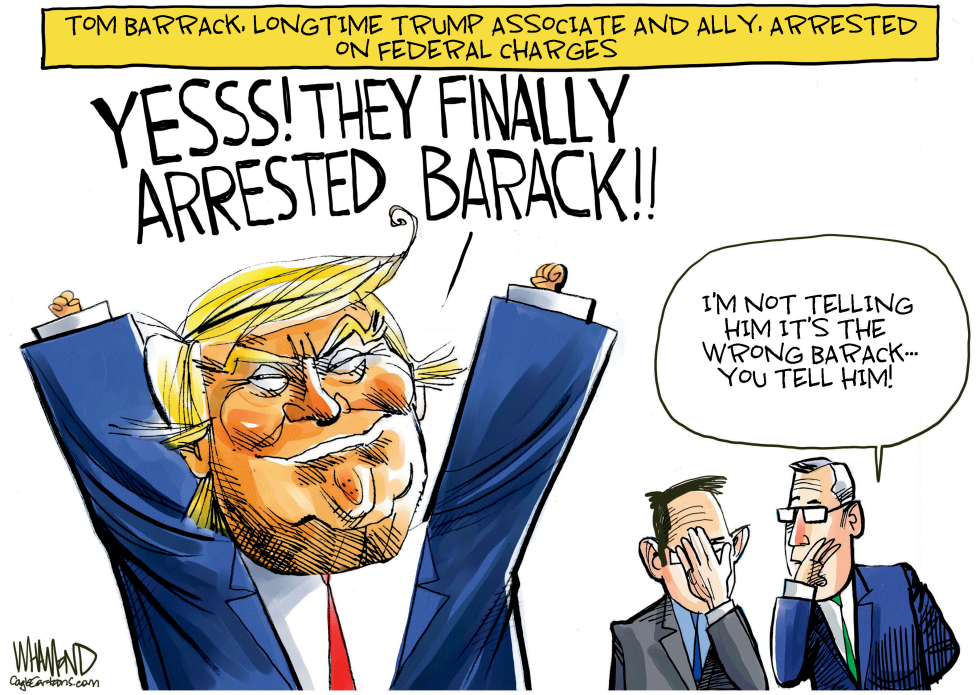 Trump ally Barrack arrested