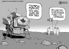 CANADA MARS MISSION by Cam Cardow