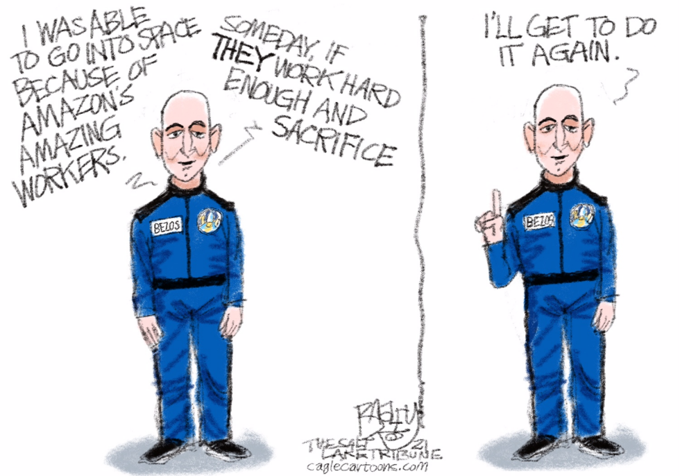 Bezos in Space