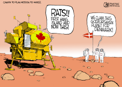 CANADA MARS MISSION  by Cam Cardow