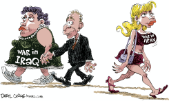 WAR LEER  by Daryl Cagle