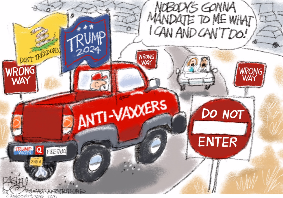 Anti-vaxx menace