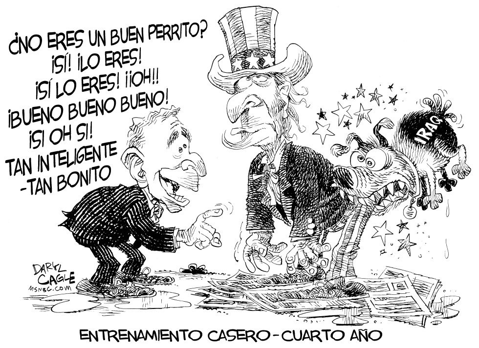  ENTRENAMIENTO CASERO - CUARTO AñO by Daryl Cagle