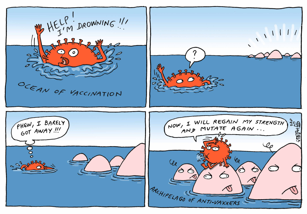 Achipelago of antivaxxers