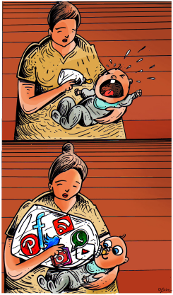 SOCIAL MEDIA FEEDING by Oguz Gurel