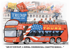 REPUBLICANS PROTEST JANUARY 6 HEARINGS by R.J. Matson