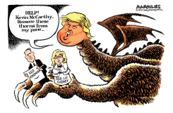  ADAM KINZINGER AND  LIZ CHENEY by Jimmy Margulies