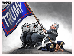 BLUE LINE BETRAYAL by Steve Sack