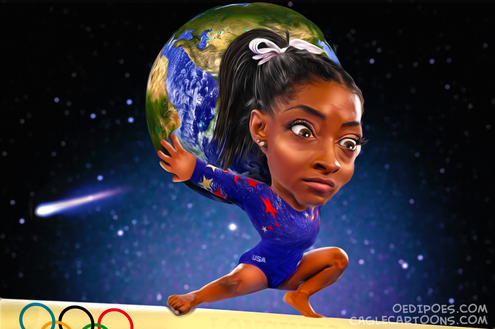 Simone Biles and the weight of the world