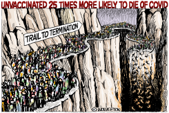 UNVACCINATED TERMINATED by Monte Wolverton