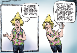 FOLLOW THE SCIENCE by Joe Heller
