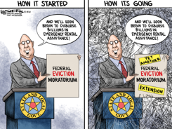 EVICTION CRISIS by Kevin Siers