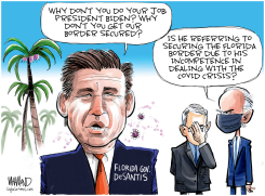SECURE THE BORDER by Dave Whamond
