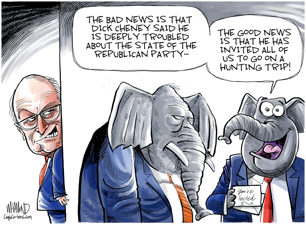 Cheney troubled about Republican Party