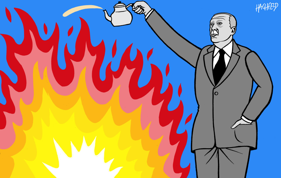 Forest fires in Turky