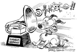 EMINEM GRAMMY by Daryl Cagle