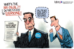 CUOMO DEFENSE by Rick McKee