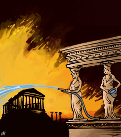 GREECE WILDFIRE by Kap