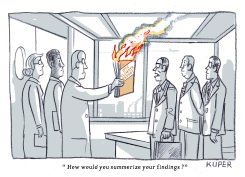 IPCC CLIMATE REPORT by Peter Kuper