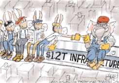 INFRASTRUCTURE BILL by Pat Bagley