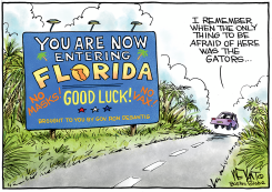 FLORIDA DANGERS by Christopher Weyant