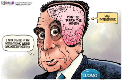 CUOMO INTENTIONS by Rick McKee