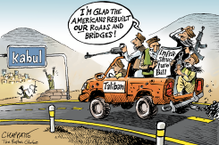 INFRASTRUCTURE SPENDING by Patrick Chappatte