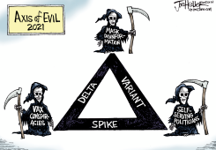 AXIS OF EVIL by Joe Heller