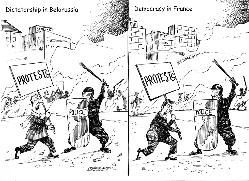  HARD TIMES IN BELORUSSIA  AND FRANCE by Petar Pismestrovic