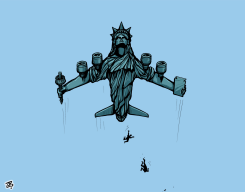 THE BIG FALL  by Emad Hajjaj