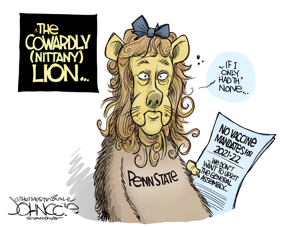 LOCAL PA - Penn State cowardly lion