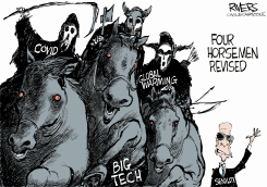 THE FOUR HORSEMEN  by Rivers