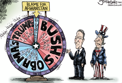 AFGHAN BLAME by Joe Heller