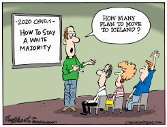 WHITE FLIGHT by Bob Englehart