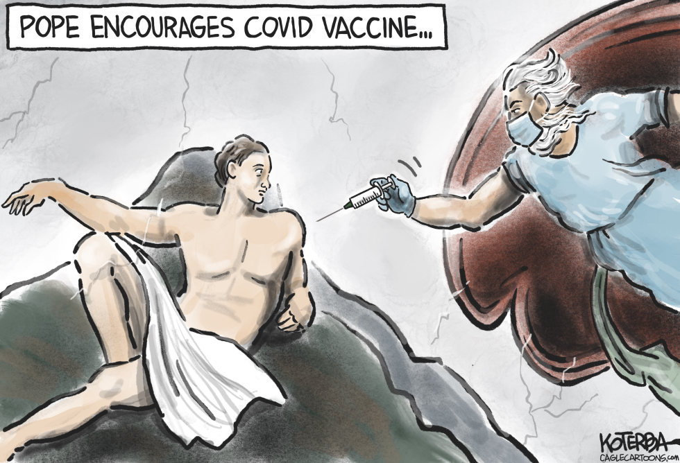 Pope Encourages Vaccine