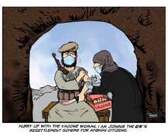 20,000 AFGHANS TO SETTLE IN BRITAIN - NEWS by Tayo Fatunla