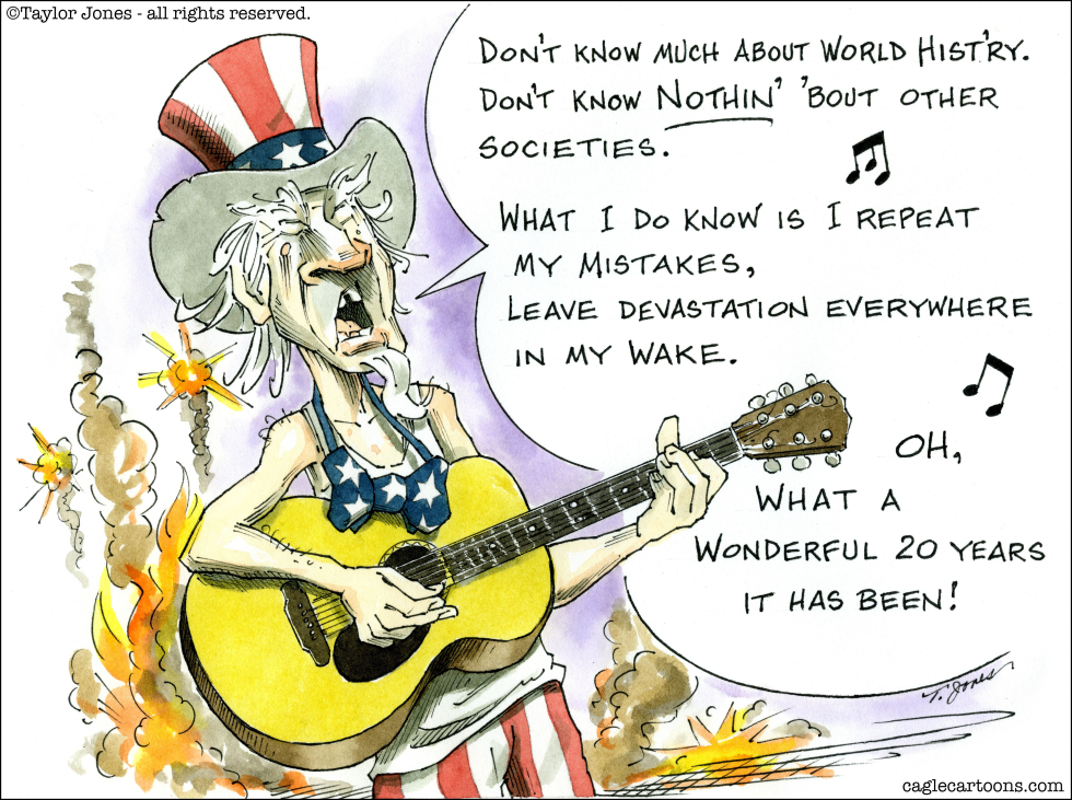 Uncle Sam sings sour notes