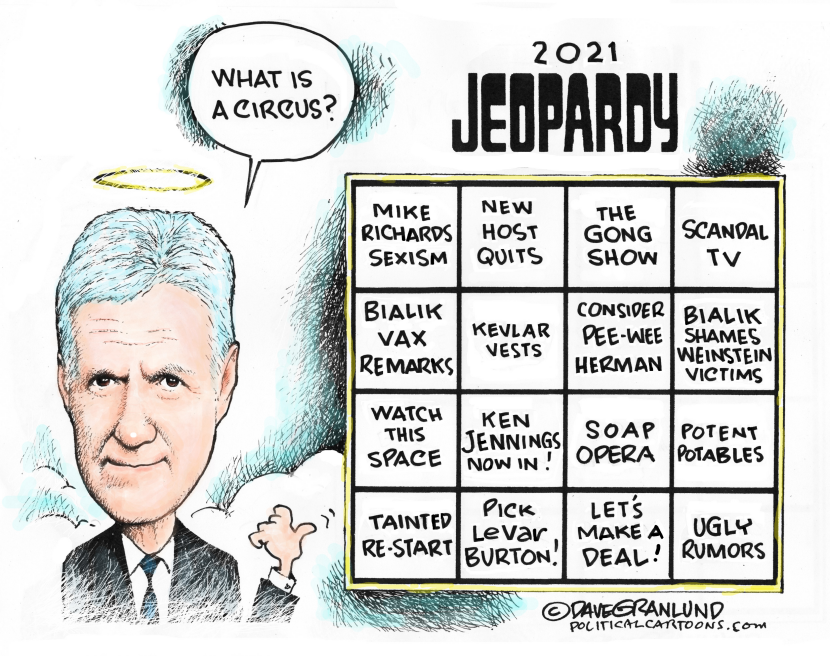 Jeopardy new hosts circus